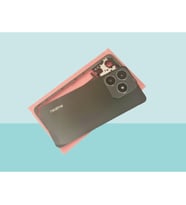 Tkgz - Oppo Realme C61 KASA FULL Arka Kapak Batarya Kapağı - SİYAH