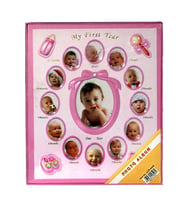 10x15 cm 240'LIk Bebek Fotoğraf Albümü (Pembe)