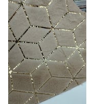 DESENLİ TOSCANA PELUŞ KUMAŞ (Sütlü Kahve)