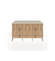Kronos Konsol 6 Raflı 2 Çekmeceli 4 Kapaklı 176x59x99 Aytaşı-Çam