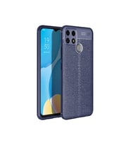 Oppo A15 Uyumlu Kılıf Zore Niss Silikon Kapak (Lacivert)