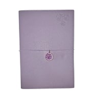 VICTORIA'S JOURNALS CHARM ÇİÇEK 126-2740 VEGAN DERİ KAPAK A5 100 gr. 96 YP. KREM NOKTALI DEFTER PAST