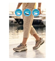 Walkway Flystep M Siyah-Beyaz Hafızalı Taban Erkek Spor Ayakkabı