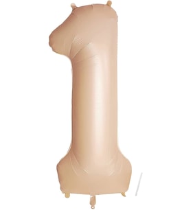 Benim Marifetlerim 1 Rakamı Karamel Folyo Balon 34 inch 86 cm