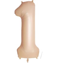 Benim Marifetlerim 1 Rakamı Karamel Folyo Balon 34 inch 86 cm