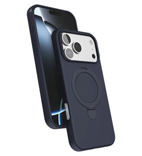 iPhone 17 Pro Regal Magsafe Standlı Kapak - Lacivert