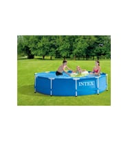 Intex Prefabrik Büyük Boy Aile Havuzu 305x76 cm IH28200 (Mavi)