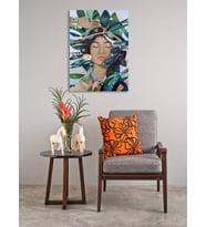 Tablolife Women In The Forest Yağlı Boya Dokulu Tablo 90X120,Çerçeve;Gold