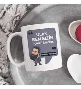 Wilhelm Roentgen Esprili Kahve Kupası