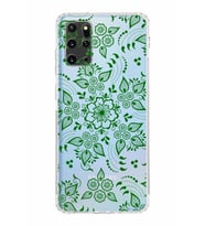Samsung Galaxy S20 Plus  Kamera Korumalı Kapak Nostalji Desen Tasarımlı  Şeffaf  Kılıf