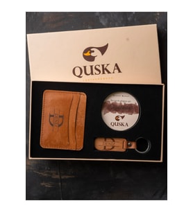 Kişiye Özel İsimli El Yapımı Hakiki Deri Taba Kartlık+Anahtarlık Hediyelik Set- Grain Minimal