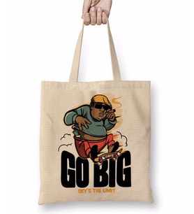 Go Big Bez Çanta Uzun Saplı