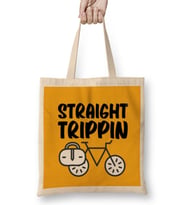 Funny Travel Gift Design Lover- Trippin Wanderlust Journey Adventurer Vacation Bez Çanta Uzun Saplı