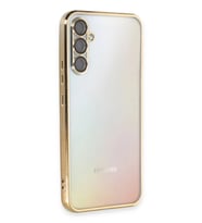 Durukar® Samsung Galaxy A54 5G Kılıf Lensli Silikon - Gold