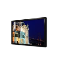 Ortaköy Camii Gece Çerçeveli Cam Tablo