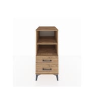 Kronos Komodin 2 Raflı 2 Çekmeceli 44x59x96 Çam-Çam