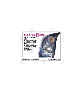 Esse Otomotiv Crafter 06-17 Sağ Far - DPO-441-11B5R-LDEM2 - 2E1941016