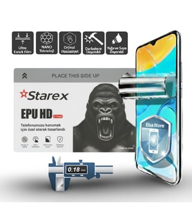 Tecno SPARK 7 PRO Uyumlu Nano Ekran Koruyucu Ultra İnce EPU - 0.18 mm MAT STAREX