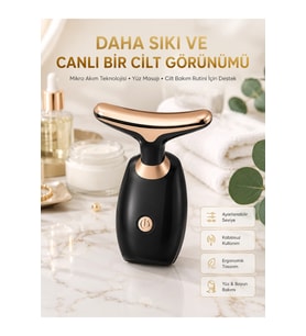 Taşınabilir Mikro Akım Cilt Bakım Cihazı, Parlak ve Sağlıklı Cilt için