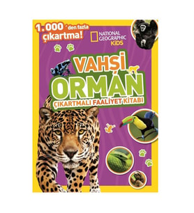 National Geographic Kids Vahşi Orman Çıkartmalı Faaliyet Kitabı