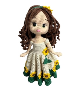 Çiçek Bahçesi Bebek Amigurumi Organik Oyuncak