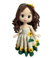 Çiçek Bahçesi Bebek Amigurumi Organik Oyuncak