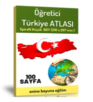 Öğretici Orta Boy Türkiye ATLASI (100 Seçilmiş Harita)