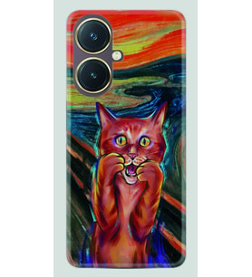Vivo Y27 Kılıf Silikon Desen Özel Seri Tablo Cat 1788