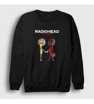 Presmono Unisex Siyah Best Radiohead Sweatshirt 103991tt