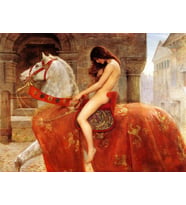 Lady Godiva Sayılarla Boyama Seti 40x50 cm (Tuvale Gerili)