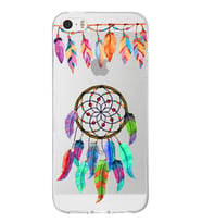 PrintiFy Apple  iPhone 5 ile Uyumlu 1mm Slim Fit Nazar Boncuğu 6 Baskılı Şeffaf  Kılıf