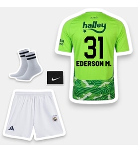 Ederson M.-31 Fênerbahçe 26-27 Yeni Sezon Çocuk Kaleci Futbol Forması - 4'lü Set