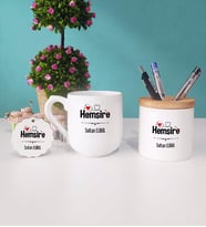 Hemşire Kupa Bardak Oval Kalemlik ve Anahtarlık