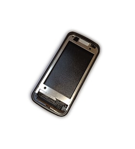 Nokia C6-00 Kasa Kapak Tuş Takımı C6-00 Uyumlu Siyah Renk Orta Kasa Ön Kapak Arka Kapak Tuş Takımı