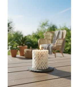 İNCİ TANELERİ HEDİYELİK DEKORATİF BEYAZ SABUN KOKULU SOYA WAX MUM (BEYAZ RENKLİ)
