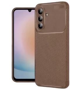 Mey İthalat® Samsung Galaxy A57 5G Auto Focus Karbon Kapak - Kahverengi