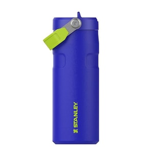Stanley The IceFlow Flip Straw 2.0 Pipetli Termos Bardak 0,47 LT Cobalt Chartreuse