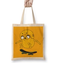 Adventure Time Jake And Finn 02 Bez Çanta Uzun Saplı