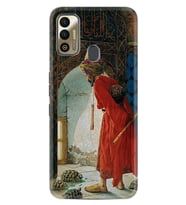 Tecno Sparrk 7T Kılıf Resimli Silikon Kılıf Moons 1355