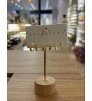 Yakemiyou Karma Halka Altılı Küpe