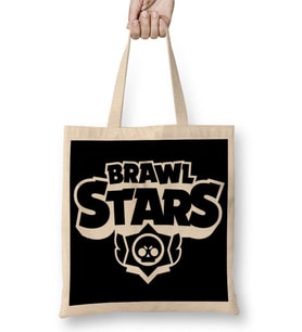Brawl Stars Logo Bez Çanta Uzun Saplı