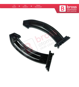 BDP1127 Opel Astra G Zafira A için Sağ Sol Torpido Kapak Ayağı Siyah 5114275