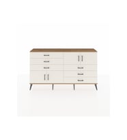 Arges Konsol 2 Raflı 6 Çekmeceli 4 Kapaklı 176x30x99 Çam-Aytaşı