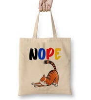 Funny Cat Lover GiftsFor Women Men Kkids Bez Çanta Uzun Saplı