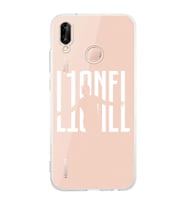 Huawei P20 Lite Uyumlu Baskılı Yumuşak Silikon Şeffaf Telefon Kılıfı