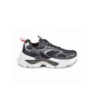 Jump 29891 Siyah Kadın Sneaker Spor Ayakkabı Suni Deri Tekstil