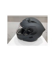 Mat Siyah Jk 902 Çene Pedli Güneş Vizörlü Çeneden Açılır Kask