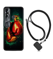 Tecno Spark 6 6 Go 8C 8 Pro 7 7 Pro Kılıf Boyun Askılı Silikon Boks Eldiveni 1763