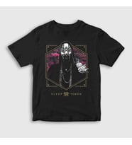 Presmono Unisex Çocuk Siyah Tour Müzik Sleep Token T-Shirt 530188tt
