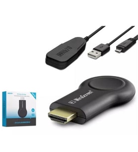 HADRON HDX2351 HDMI Kablosuz Görüntü Aktarım Cihazı Display Android - iOS - Windows - macOS - Siyah